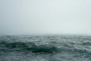 Storm at sea to show turbulence