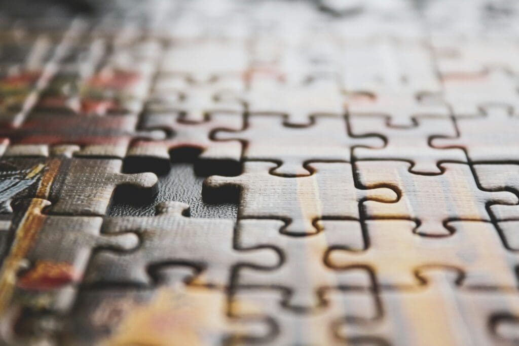 the missing piece of the jigsaw